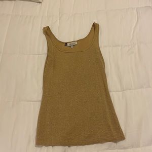 Sparkle gold JLO XS tank